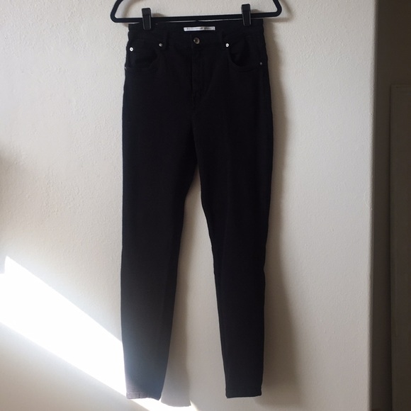 Zara Mid high waisted jeans in black - Picture 3 of 8